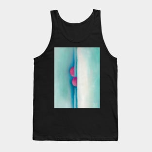 High Resolution Green Lines and Pink by Georgia O'Keeffe Tank Top